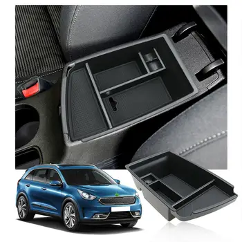 

RUIYA Car Armrest Storage Box For Niro 2016 2017 2018 2019 2020 Central Control Armrest Box Auto Interior stying Accessories