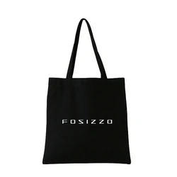Shopper Bag Canvas Tote Bag Aesthetic Ecobag Beastrs Shopping Bags Given Anime Fabric Kawaii White Hand Bags (40X40X28M)