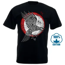 Norse Raven футболка Hugin And Munin Valhalla в стиле норвежских викингов ОДИН Тор