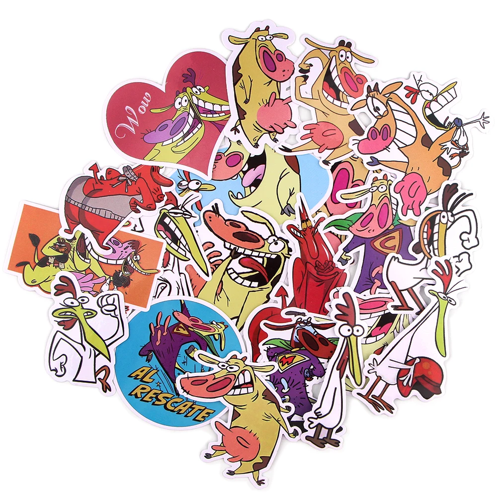 FD0516 20PCS Animal Luggage Graffiti Stickers Skateboard Guitar Refrigerator Decoration Whiteboard Wall Stickers Waterproof