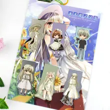 6 шт. yosuganosora аниме Закладка на магните Мультфильм Закладка-магнит ребенок студента Kawaii подарок закладки для офиса канцелярские принадлежности