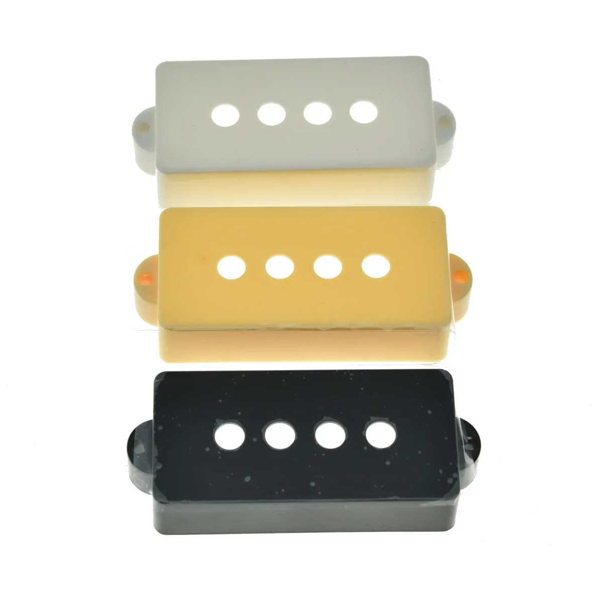 KAISH 4pcs P Bass Pickup Covers 4 String Electric Bass Pickup Covers