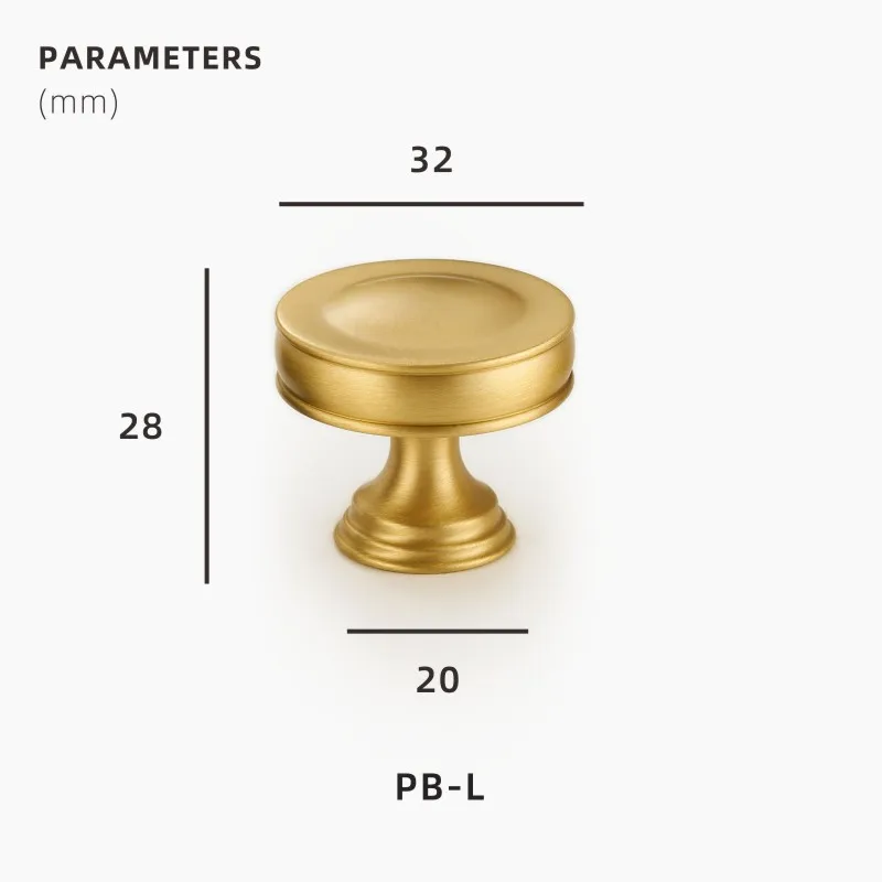 Dooroom Brass Furniture Handles Gold Black Nordic Pulls Cupboard Wardrobe Dresser Shoe Box Wine Bar Drawer Cabinet Knobs - Цвет: PB-L
