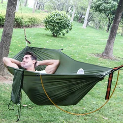 Hamac Anti renversement, hamac de Camping en plein air, treillis 