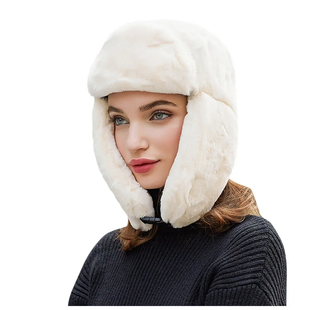 Шапка унисекс для женщин и мужчин, утолщенная Лыжная зимняя шапка, новая мода, Меховые помпоны, зимняя женская шапка, женские шапки Skullies, сохраняющие тепло, шапка