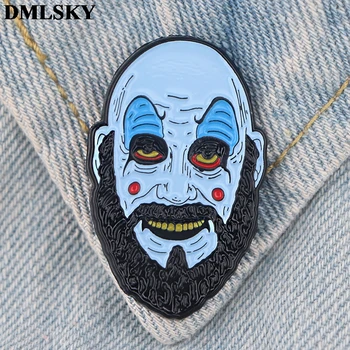 

DMLSKY House of 1000 Corpses horror pin Metal Enamel Pin Brooches Creative Badge Hat Pins Jewelry For Clothes M4059