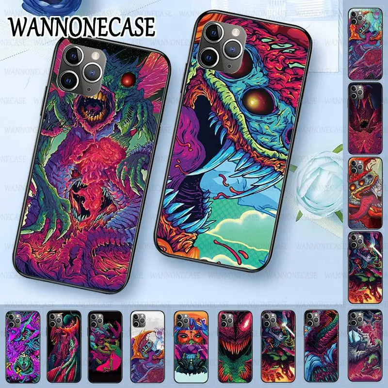 Мягкий чехол для телефона аксессуары iphone 11Pro 5s 6s 7 8plus x xs xr xsmax coque Shell Hyper Beast Cs go