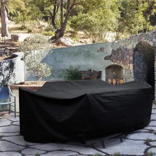 Ткань Оксфорд мебель пылезащитный чехол для ротанга стол куб стул диван водонепроницаемый дождь сад открытый патио защитный чехол