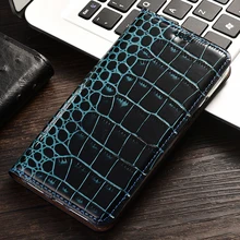 Crocodile Grain Flip Phone Leather Case For OPPO Realme 1 2 3 3i 5 5i 6 6i Pro Leather Business