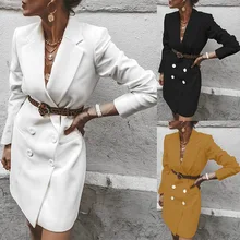 

2021 autumn and winter new women's clothing women's fashion all-match mid-length casual suit jacket