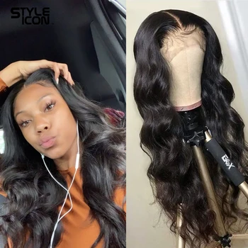 

Body Wave 360 Lace Front Human Hair Wigs Pre Plucked Hairline 180% Brazilian Body Wave Lace Frontal Wig With Baby Hair Remy