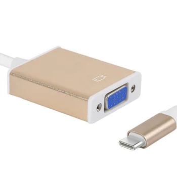 

Replacement for Macbook 12 inch Type-C to VGA Adapter USB 3.1 Type C USB-C to Female VGA Converter