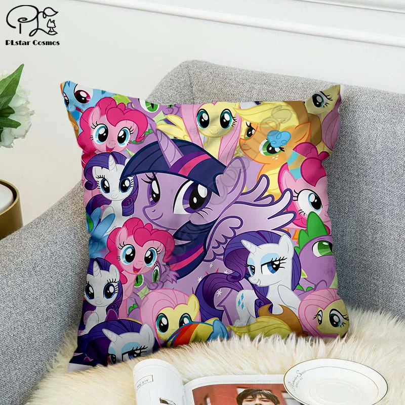 Наволочка на подушку My Little Pony с 3D рисунком полиэстеровый декоративный Чехол