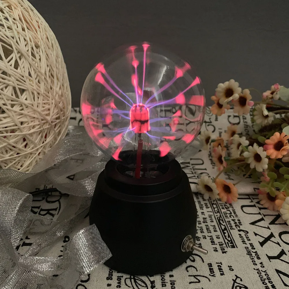 3D хрустальный Глобус Стекло магический плазменный шар луна лампа USB светильник