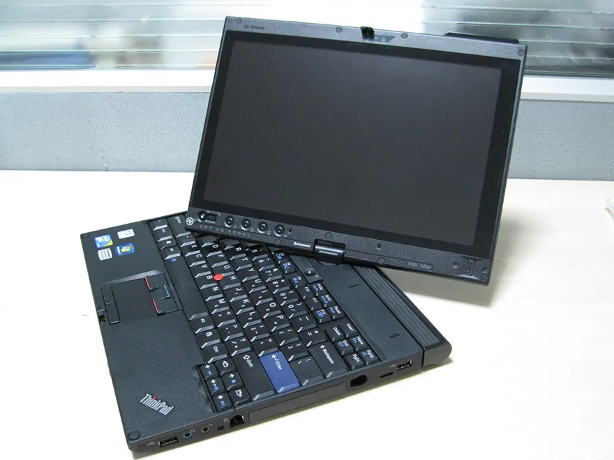 2021 б/у ноутбук компьютер thinkpad lenovo x201t i7 4g/8g сенсорный экран диагностика автомобиля