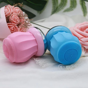 

Heating Constant Temperature Vibration Multifunctional Facial Cleanser Facial Pore Cleaner Charging Silicone Facial Cleanser