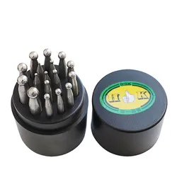 Nest Bead Making High Hardness Round / Punch And Drill Brand New Hard Plastic Packaging 15-17 Punches