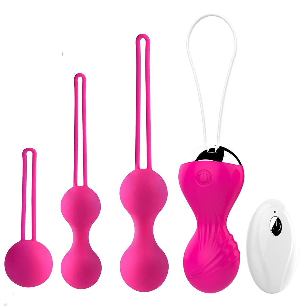 Kegel Balls Vibrator Set With Wireless Remote Control Egg_voghion.com