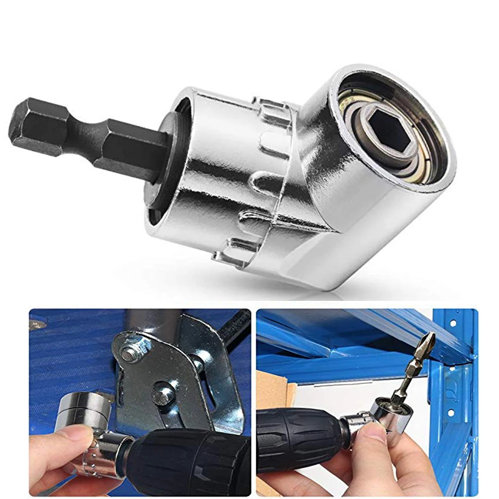 magnetic driver drill set 105degree right angle driver screwdriver bit set drill adapter angle drill precision screwdriver 1/4