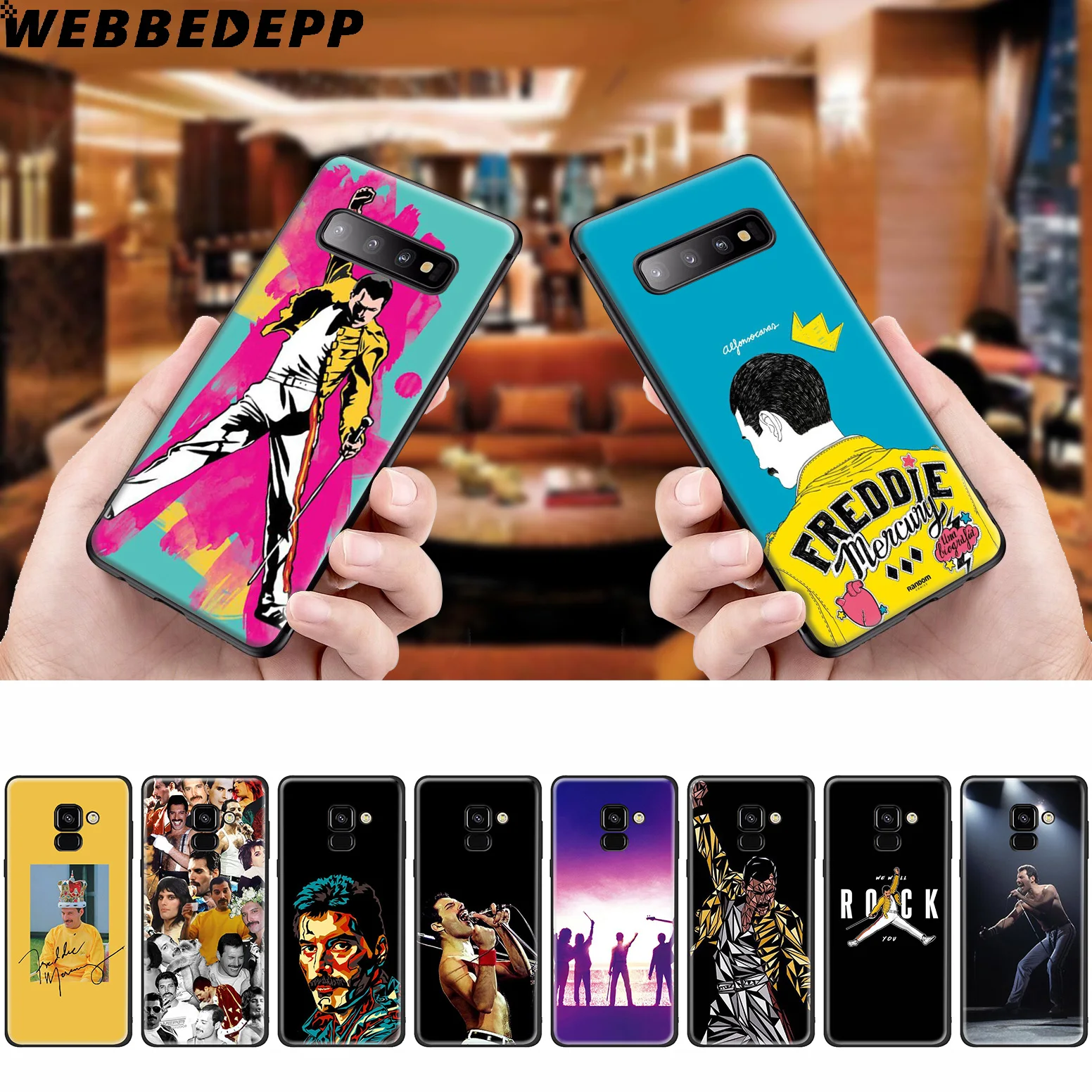 Queen Freddie Mercury Soft Case for Samsung Galaxy A50s A40s A30s A20s A10s Phone Cover TPU |