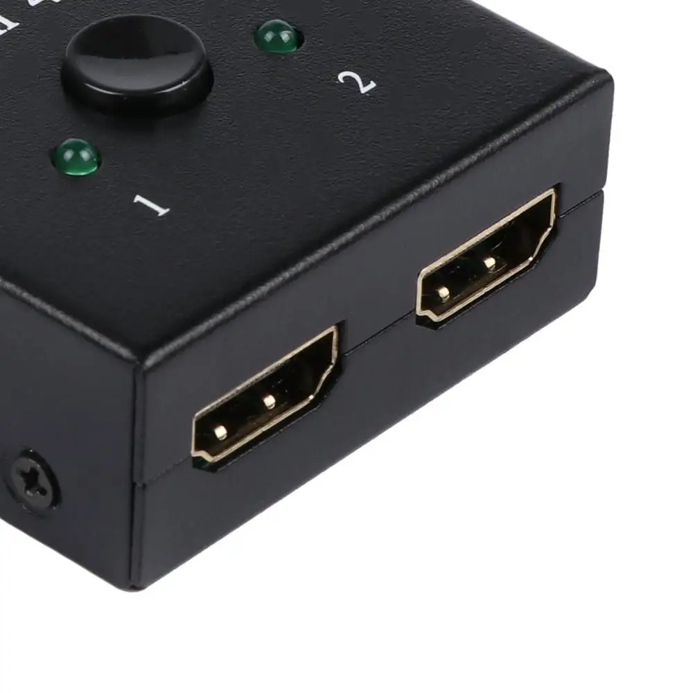 2-портовый HDMI двунаправленный переключатель 2x1 коммутатор 1x2 сплиттера селектор 3D Поддержка hdtv, Blu-Ray плеер, smart tv box