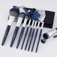Kit complet de pinceaux de maquillage professionnels, outils cosmétiques, pour masque facial, fard à paupières, mélange de fond de teint, 10 pièces