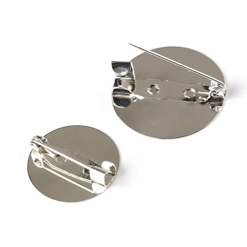 20 Vassoi Porta Pendenti In Acciaio Inossidabile EXCEART – Basi Tonde Per Gioielli Fai Da Te, Dimensioni Da 6mm A 30mm, Colore Argento - 2