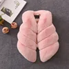 Children Girls Faux Fur Vest Autumn & Winter Fashion Thick Warm Colorful Waistcoat Kids Outerwear Baby Girl Christmas Clothes ► Photo 2/6