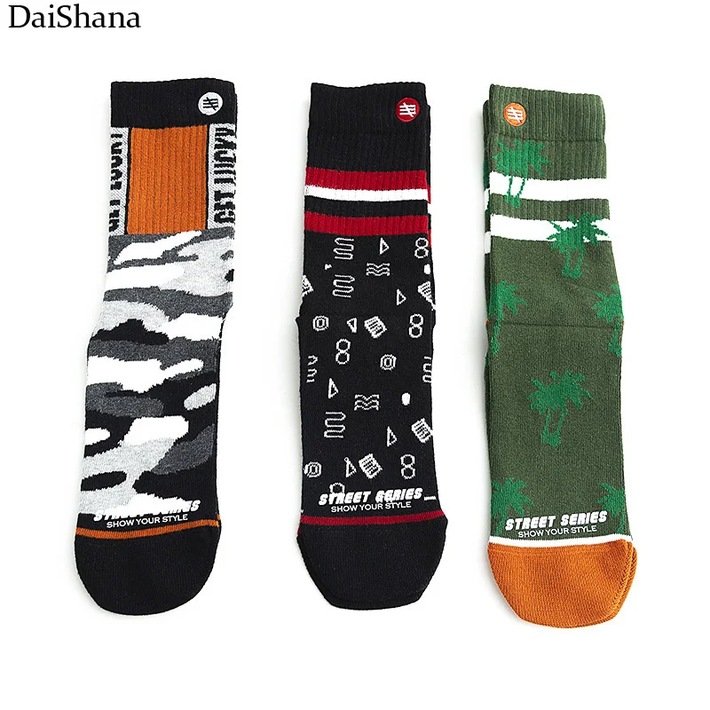 3Pairs New Fashion Unisex Sock Harajuku Korean Style Cotton Women Socks Skateboard Happy Crew Tide socks Meias Mujer EU36-44 51 Haf75959eb43b4c27b34a30a8bde14dc6B