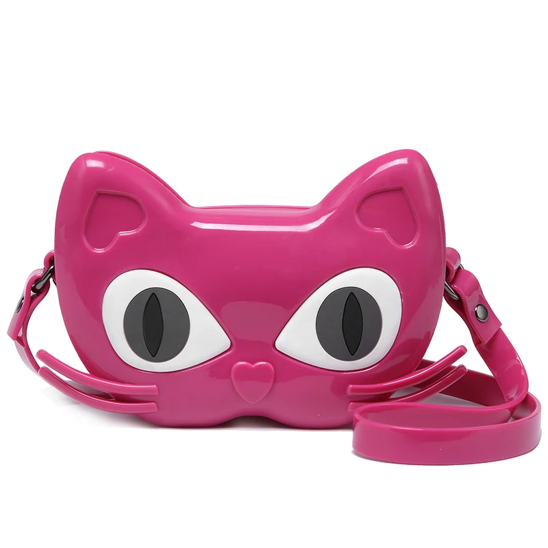 

2020 Xianjian Jelly BagCartoon Shaped Cat bag summer crossbody bag of crazy cat bag (XJNL32)