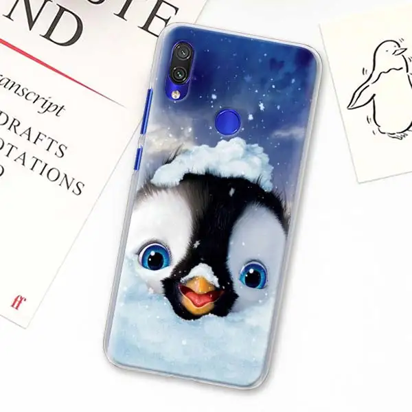 H01 Милый Прекрасный Пингвин, чехол для телефона для Xiaomi Redmi Note 5, 6, 7, 8 Pro 8T S2 GO Redmi 7 7A 8A K20 Pro 6 6A 5 плюс Жесткий Чехол - Цвет: H01