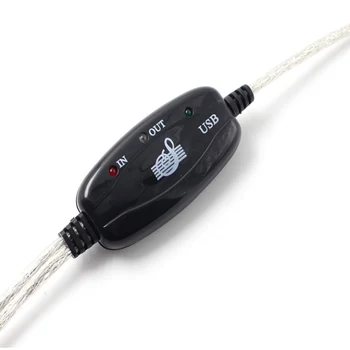 

MIDI Interface To USB Cable Converter Connector PC To Synthesizer Music Keyboard Instrument Cable Adapter For Home Music Studio