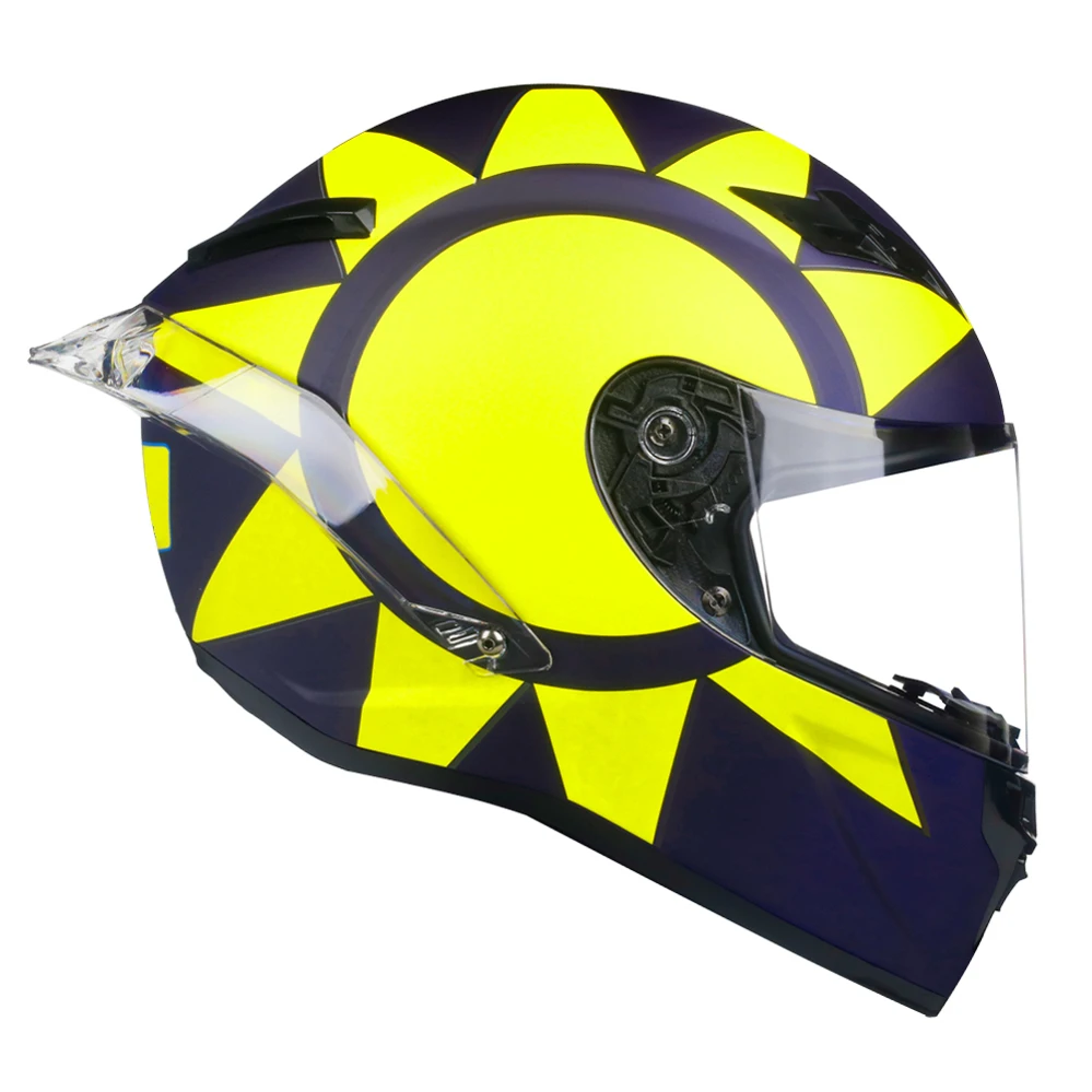Полный шлем мотоцикла DOT Сертифицированный мотокросса внедорожный casco de Moto Cascos Para Moto Devil Horns Racing