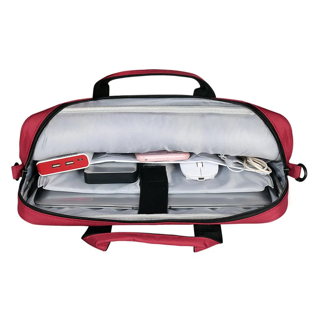 Открытый путешествия однотонный деловой стиль модный ноутбук рукав сумка-чехол Противоударная сумка подходит для Macbook