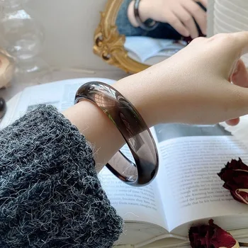 

Simple fashion trend crystal bracelet female natural ice Obsidian Bracelet