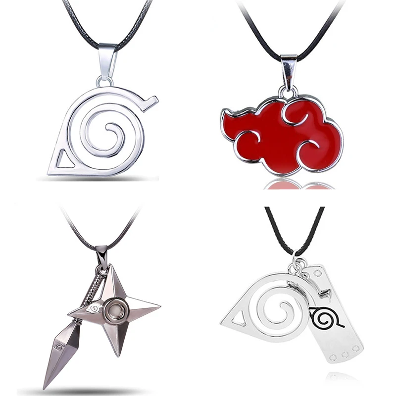 アニメコスプレネックレス暁組織赤クラウド金属ペンダントメンズ レディースジュエリーアクセサリー Pendant Necklaces Aliexpress