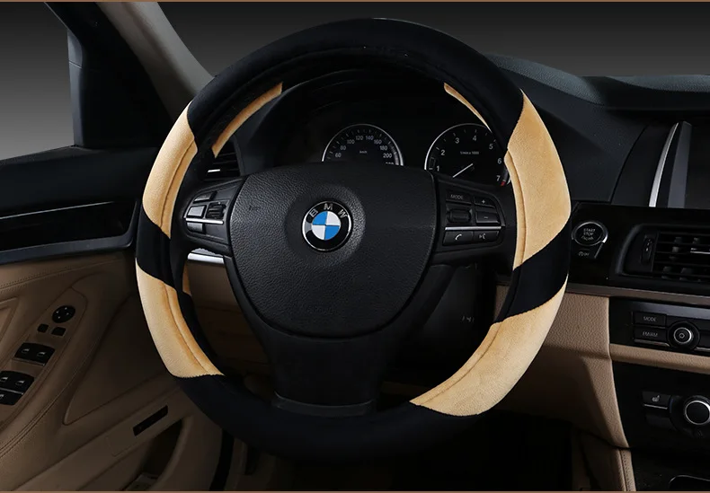 Пекин современный Ix35 Yuet Move Rena имя рисунок Elantra Ix25 зимние короткие плюшевые крышки рулевого колеса