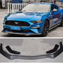 Высокое качество замена PP передняя губа Крышка для Ford Mustang R Стиль