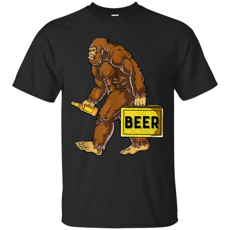 Мужские вечерние футболки с надписью Bigfoot Beer Bottle Sasquatch размеры M-3Xl мужские на