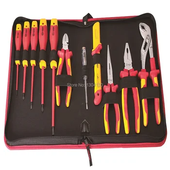 

BST0600102 11Pcs Insulated Electrician's Tool Set Used for Battery Vehicle/Car/Motorcycle