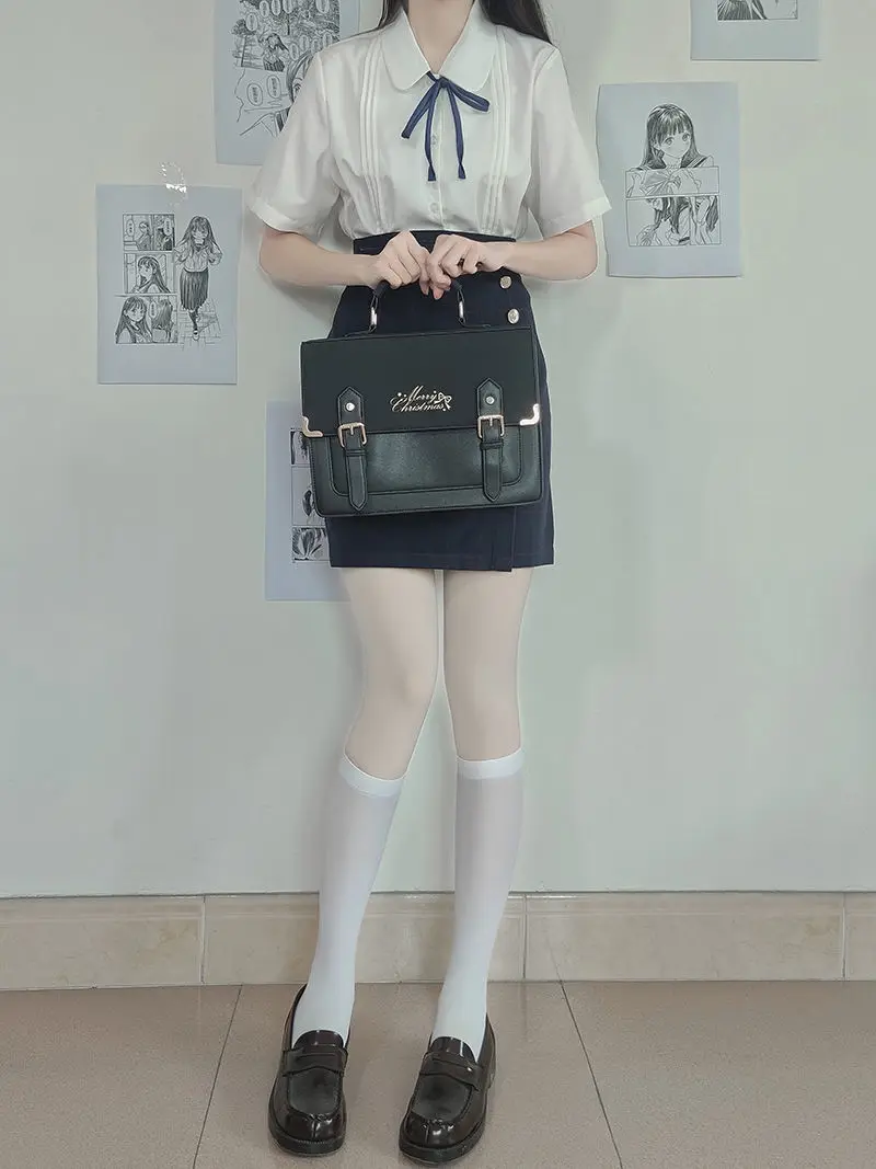 2022 Lolita bag Japanese school Uniforms Cute Ita bag Lolita JK SchoolBag for college Student Women Handbag Anime Shoulder Bag