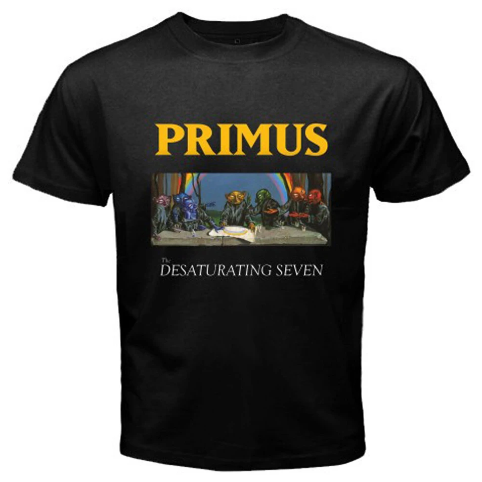 Мужская черная футболка с логотипом Primus Album Винтажная S-3Xl 2019 | одежда