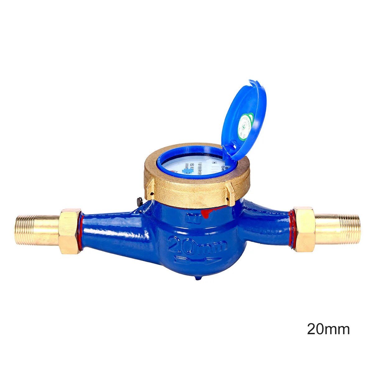 20mm 15 мм/20 мм, латунная лента для измерения потока, счетчик холодной воды, инструменты GQ999 - Цвет: 20mm