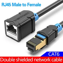 High-Speed Cat 6A Ethernet Cable - RJ45 UTP Network Patch Cord for Modem and Router Connections (CAT6 Double shield)