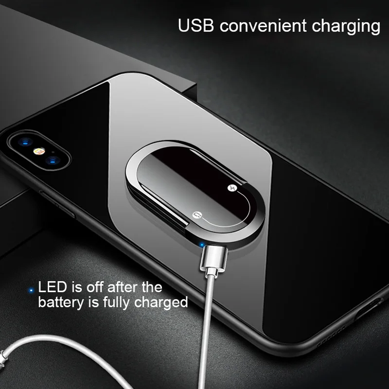 Перезаряжаемая USB зажигалка электрическая креативный кронштейн для телефона