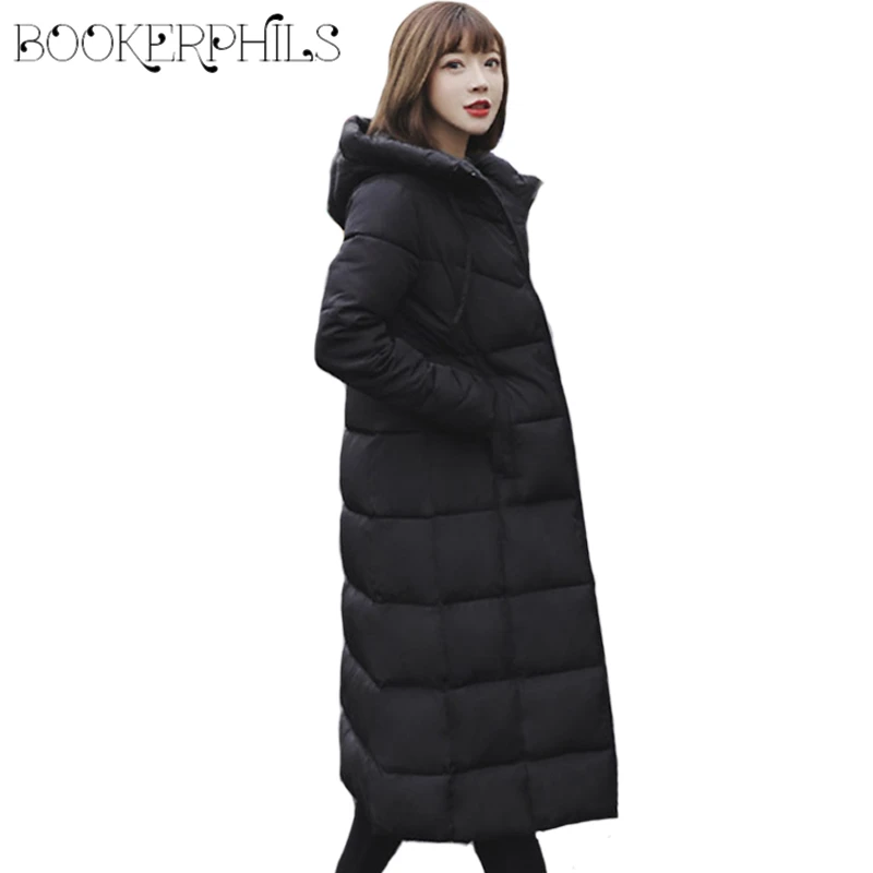 Зимняя женская куртка, плюс Размер 6XL,, теплая, тонкая, на молнии, осенняя, длинная, для женщин, парка, утолщенная, верхняя одежда, с хлопковой подкладкой, зимнее пальто