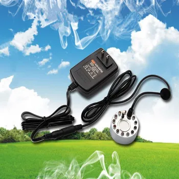 

12 color 20mm Ultrasonic Mist Maker Fogger Water Fountain Pond Atomizer Air Humidifier with adapter
