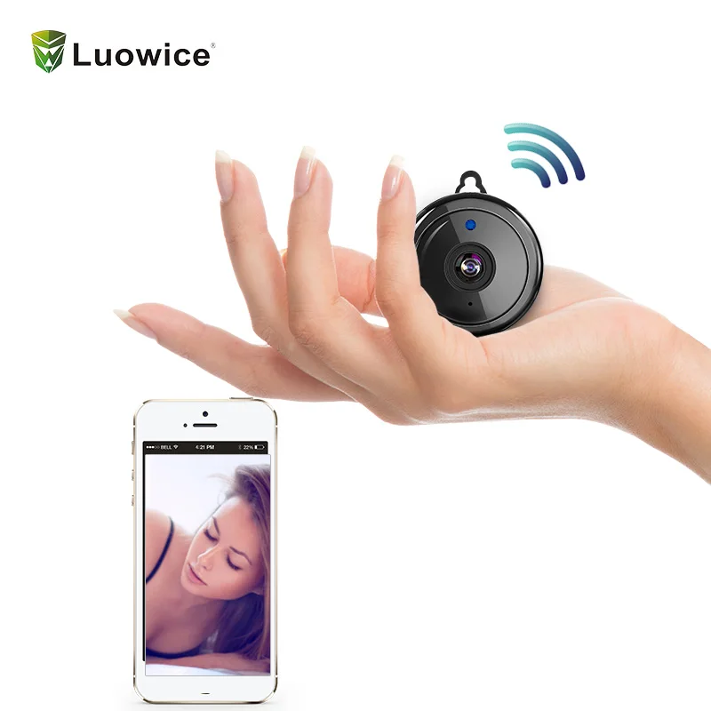 Мини камера P2P Wifi 1080P HD видео ночного видения корпус CMOS датчик рекордер