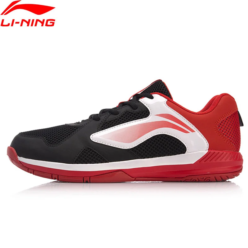 Туфли Li Ning мужские для бадминтона дышащая Спортивная нескользящая обувь с