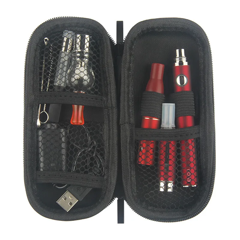 4 в 1 Набор испарителей для начинающих Mini Vapes eVod переменное напряжение Preheat CBD
